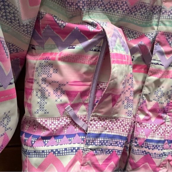 TNF Puffer Pink Design Hyvent Winter Snow Jacket - Picture 4 of 10